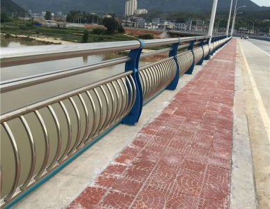 防撞橋梁護欄 1.2m 藍色